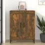 Smoked oak engineered wood sideboard 69.5x34x90 cm by vidaXL, Sideboards - Ref: Foro24-817342, Price: 60,22 €, Discount: %