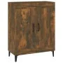 Smoked oak engineered wood sideboard 69.5x34x90 cm by vidaXL, Sideboards - Ref: Foro24-817342, Price: 60,22 €, Discount: %