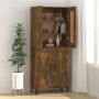 Sideboard aus geräuchertem Eichenholzwerkstoff, 69,5 x 34 x 90 cm von vidaXL, Sideboards - Ref: Foro24-817342, Preis: 69,99 €...