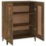 Smoked oak engineered wood sideboard 69.5x34x90 cm by vidaXL, Sideboards - Ref: Foro24-817342, Price: 60,22 €, Discount: %