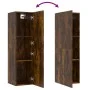 TV-Wandschrank aus geräucherter Eiche, 30,5 x 30 x 110 cm von vidaXL, TV-Möbel - Ref: Foro24-826676, Preis: 49,83 €, Rabatt: %