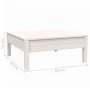 3-teiliges Gartenmöbel-Set und Kissen aus weißem Kiefernholz von vidaXL, Modulare Sofas für den Außenbereich - Ref: Foro24-80...