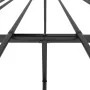 Bed frame with black metal headboard 193x203 cm by vidaXL, Beds and slatted bases - Ref: Foro24-350870, Price: 97,65 €, Disco...