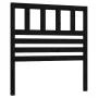 Cabecero de cama madera maciza de pino negro 106x4x100 cm de vidaXL, Cabeceros y pies de cama - Ref: Foro24-814133, Precio: 3...