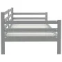 Solid gray pine wood sofa bed 90x200 cm by vidaXL, Beds and slatted bases - Ref: Foro24-806937, Price: 96,90 €, Discount: %