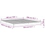 Solid pine wood bed frame 180x200 cm by vidaXL, Beds and slatted bases - Ref: Foro24-823429, Price: 105,51 €, Discount: %