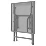 Sun loungers with table 2 units anthracite gray steel by vidaXL, Loungers - Ref: Foro24-42727, Price: 297,12 €, Discount: %