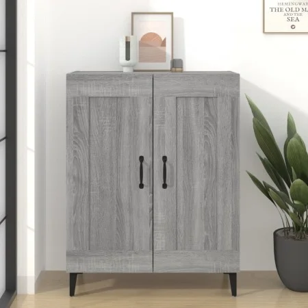 Engineered wood sideboard in Sonoma grey, 69.5x34x90 cm by vidaXL, Sideboards - Ref: Foro24-817343, Price: 71,17 €, Discount: %