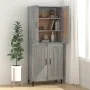 Engineered wood sideboard in Sonoma grey, 69.5x34x90 cm by vidaXL, Sideboards - Ref: Foro24-817343, Price: 71,17 €, Discount: %