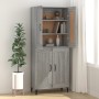 Sonoma Sideboard aus grauem Holzwerkstoff 69,5x34x90 cm von vidaXL, Sideboards - Ref: Foro24-817343, Preis: 72,03 €, Rabatt: %