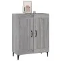 Aparador de madera de ingeniería gris Sonoma 69,5x34x90 cm de vidaXL, Aparadores - Ref: Foro24-817343, Precio: 71,16 €, Descu...