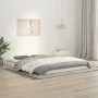 Massives Bettgestell aus weißem Kiefernholz, 150 x 200 cm von vidaXL, Betten und Lattenroste - Ref: Foro24-823440, Preis: 91,...