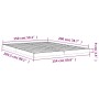 Estructura de cama madera maciza de pino blanco 150x200 cm de vidaXL, Camas y somieres - Ref: Foro24-823440, Precio: 95,53 €,...