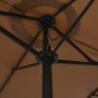 Garden umbrella with aluminum pole 460x270 cm in taupe gray. by vidaXL, Umbrellas - Ref: Foro24-44870, Price: 150,15 €, Disco...