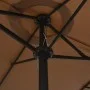 Garden umbrella with aluminum pole 460x270 cm in taupe gray. by vidaXL, Umbrellas - Ref: Foro24-44870, Price: 165,66 €, Disco...
