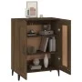 Oak brown engineered wood sideboard 69.5x34x90 cm by vidaXL, Sideboards - Ref: Foro24-817344, Price: 71,47 €, Discount: %