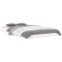 Estructura de cama madera maciza de pino blanco 100x200 cm de vidaXL, Camas y somieres - Ref: Foro24-823455, Precio: 61,29 €,...