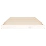 Estructura de cama madera maciza de pino blanco 100x200 cm de vidaXL, Camas y somieres - Ref: Foro24-823455, Precio: 61,29 €,...