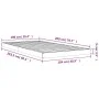 Estructura de cama madera maciza de pino blanco 100x200 cm de vidaXL, Camas y somieres - Ref: Foro24-823455, Precio: 58,87 €,...