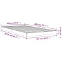 Massives Bettgestell aus weißem Kiefernholz, 100 x 200 cm von vidaXL, Betten und Lattenroste - Ref: Foro24-823455, Preis: 59,...