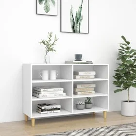White engineered wood sideboard 103.5x35x70 cm by vidaXL, Sideboards - Ref: Foro24-806031, Price: 81,74 €, Discount: %