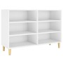 White engineered wood sideboard 103.5x35x70 cm by vidaXL, Sideboards - Ref: Foro24-806031, Price: 83,57 €, Discount: %