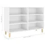 White engineered wood sideboard 103.5x35x70 cm by vidaXL, Sideboards - Ref: Foro24-806031, Price: 81,74 €, Discount: %