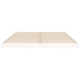 Estructura de cama madera maciza de pino blanco 140x200 cm de vidaXL, Camas y somieres - Ref: Foro24-823445, Precio: 114,02 €...