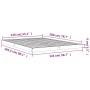Massiver Bettrahmen aus weißem Kiefernholz, 140 x 200 cm von vidaXL, Betten und Lattenroste - Ref: Foro24-823445, Preis: 113,...