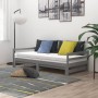 Removable sofa bed solid gray pine wood 2x(90x200) cm by vidaXL, Beds and slatted bases - Ref: Foro24-806952, Price: 182,70 €...