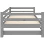 Removable sofa bed solid gray pine wood 2x(90x200) cm by vidaXL, Beds and slatted bases - Ref: Foro24-806952, Price: 182,70 €...