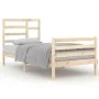 Estructura de cama madera maciza 90x200 cm de vidaXL, Camas y somieres - Ref: Foro24-3105845, Precio: 93,62 €, Descuento: %