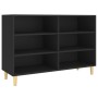 Schwarzes Sperrholz-Sideboard 103,5 x 35 x 70 cm von vidaXL, Sideboards - Ref: Foro24-806032, Preis: 67,82 €, Rabatt: %