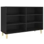 Schwarzes Sperrholz-Sideboard 103,5 x 35 x 70 cm von vidaXL, Sideboards - Ref: Foro24-806032, Preis: 67,11 €, Rabatt: %