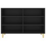 Schwarzes Sperrholz-Sideboard 103,5 x 35 x 70 cm von vidaXL, Sideboards - Ref: Foro24-806032, Preis: 67,82 €, Rabatt: %