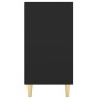 Aparador de madera contrachapada negro 103,5x35x70 cm de vidaXL, Aparadores - Ref: Foro24-806032, Precio: 67,82 €, Descuento: %