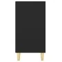 Aparador de madera contrachapada negro 103,5x35x70 cm de vidaXL, Aparadores - Ref: Foro24-806032, Precio: 67,11 €, Descuento: %