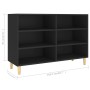 Schwarzes Sperrholz-Sideboard 103,5 x 35 x 70 cm von vidaXL, Sideboards - Ref: Foro24-806032, Preis: 67,82 €, Rabatt: %