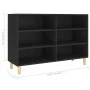Schwarzes Sperrholz-Sideboard 103,5 x 35 x 70 cm von vidaXL, Sideboards - Ref: Foro24-806032, Preis: 67,11 €, Rabatt: %