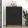 Schwarzes Sperrholz-Sideboard 69,5 x 34 x 90 cm von vidaXL, Sideboards - Ref: Foro24-812142, Preis: 75,73 €, Rabatt: %