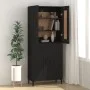 Black plywood sideboard 69.5x34x90 cm by vidaXL, Sideboards - Ref: Foro24-812142, Price: 75,73 €, Discount: %