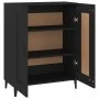 Schwarzes Sperrholz-Sideboard 69,5 x 34 x 90 cm von vidaXL, Sideboards - Ref: Foro24-812142, Preis: 75,73 €, Rabatt: %