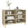 Sonoma Sideboard aus Eichensperrholz 103,5x35x70 cm von vidaXL, Sideboards - Ref: Foro24-806034, Preis: 65,22 €, Rabatt: %