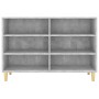 Aparador de madera contrachapada gris hormigón 103,5x35x70 cm de vidaXL, Aparadores - Ref: Foro24-806035, Precio: 65,42 €, De...
