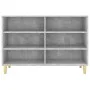 Concrete gray plywood sideboard 103.5x35x70 cm by vidaXL, Sideboards - Ref: Foro24-806035, Price: 64,77 €, Discount: %