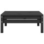 Massiver Gartenhocker aus schwarzem Kiefernholz von vidaXL, Gartensets - Ref: Foro24-806581, Preis: 54,26 €, Rabatt: %