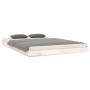 Estructura de cama madera maciza de pino blanco 120x200 cm de vidaXL, Camas y somieres - Ref: Foro24-823450, Precio: 114,33 €...