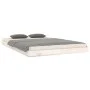 Estructura de cama madera maciza de pino blanco 120x200 cm de vidaXL, Camas y somieres - Ref: Foro24-823450, Precio: 108,54 €...