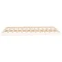 Estructura de cama madera maciza de pino blanco 120x200 cm de vidaXL, Camas y somieres - Ref: Foro24-823450, Precio: 108,54 €...