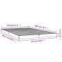 Estructura de cama madera maciza de pino blanco 120x200 cm de vidaXL, Camas y somieres - Ref: Foro24-823450, Precio: 114,33 €...